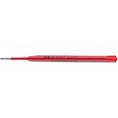Faber-Castell Ersatz-Gelrollermine G2, Strichstärke 0,6 mm, Ø 1,0 mm, Schreibfarbe rot, dokumentenecht, mit Metallspitze, Kunststoff, 10 Stück