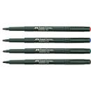 FABER-CASTELL Finepen Document, 0,4 mm, blau, 10 St.