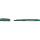 FABER-CASTELL Finepen Document, 0.4 mm, green, 10 pieces