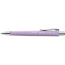 Faber-Castell intrekbare biros Poly Ball XB, XB navulling, sweet lilac