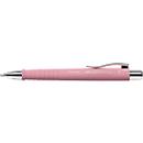Faber-Castell retractable ballpoint pen Poly Ball XB, XB ink, rosé