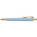 Faber-Castell retractable ballpoint pen Poly Ball XB, XB refill, sky blue