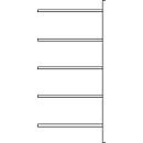 Fachbodenregal SSI Schäfer R3000, Anbauregal, 5 verzinkte Böden, B 1025 x H 2278 mm