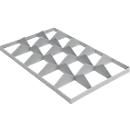 Fachwerkeinsatz FW 1191-1 unten, PE-HD, grau
