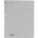 Falken eyelet binder, DIN A4, whole lid, 1 piece, grey