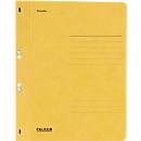 Falken eyelet binder, DIN A4, whole lid, 1 piece, yellow