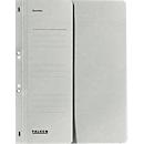 Falken eyelet binder, for DIN-A4, half lid, 1 piece, grey