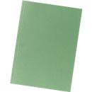 FALKEN File covers, DIN A4, cardboard, green