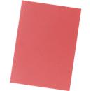 FALKEN File covers, DIN A4, cardboard, red