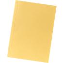 FALKEN File covers, DIN A4, cardboard, yellow