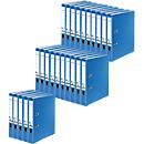 FALKEN Recycolor classeur, DIN A4, largeur dos 50 mm, 25 pièces, bleu