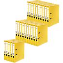 FALKEN Recycolor classeur, DIN A4, largeur dos 50 mm, 25 pièces, jaune