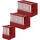 FALKEN Recycolor folder, DIN A4, spine width 50 mm, 25 pieces, bordeaux
