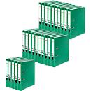 FALKEN Recycolor folder, DIN A4, spine width 50 mm, 25 pieces, green