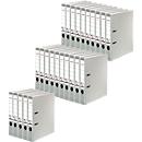 FALKEN Recycolor folder, DIN A4, spine width 50 mm, 25 pieces, grey