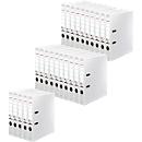 FALKEN Recycolor folder, DIN A4, spine width 50 mm, 25 pieces, white