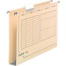 Falken UniReg, format A4, pour env. 400 feuilles, fond carton 40 mm, Ange bleu, carton recyclé, marron clair, 25 pièces