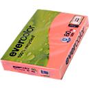 Farbiges Kopierpapier EVERCOLOR, DIN A4, 80 g/m², himbeerrot, 1 Paket = 500 Blatt