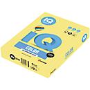 Farbiges Kopierpapier Mondi IQ Color, DIN A3, 80 g/m², zitronengelb, 1 Paket = 500 Blatt