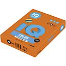 Farbiges Kopierpapier Mondi IQ Color Intensivfarbe, DIN A4, 120 g/m², orange, 1 Paket = 250 Blatt