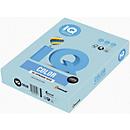 Farbiges Kopierpapier Mondi IQ Color Pastellfarbe, DIN A4, 120 g/m², mittelblau, 1 Paket = 250 Blatt