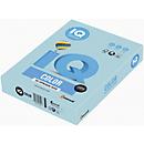Farbiges Kopierpapier Mondi IQ Color Pastellfarbe, DIN A4, 160 g/m², mittelblau, 1 Paket = 500 Blatt