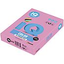 Farbiges Kopierpapier Mondi IQ Color Pastellfarbe, DIN A4, 80 g/m², rosa, 1 Paket = 500 Blatt