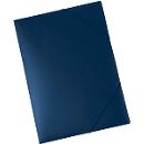 Fardes à 3 rabats et à élastiques en PP EICHNER, format A3, bleu, 5 pièces