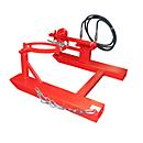 Fasskipper BAUER FD-H mit Hubzylinder, Stahl, B 1000 x T 1245 x H 475 mm, rot