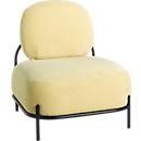 Fauteuil ADMIRAAL, look rétro, l. 665 x P 710 x H 770 mm, safran