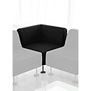 Fauteuil d'angle Wall In, noir