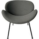 Fauteuil Paperflow SMILE, mousse de polyuréthane, jusqu'à 120 kg, acier &amp; polyester, noir &amp; anthracite