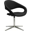 Fauteuil pivotant SAMBA, capacité de charge jusqu'à 200 kg, fauteuil, noir