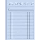 Favorit multipurpose book, 50 x 2 sheets, D/F/I