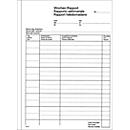 Favorit weekly reports, 50 x 2 sheets, A5