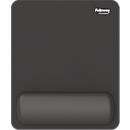 Fellowes Breyta muismat, met polssteun en Microban® bescherming, rubber, B 200 x D 240 x H 17,5 mm, zwart