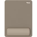 Fellowes Breyta XL muismat, met polssteun en Microban® bescherming, rubber, L 280 x B 210 x H 17,5 mm, zand beige