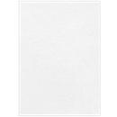 Fellowes Deckblatt, Format A4, für Bindemaschinen, aus Papier in Lederoptik, weiss, 100 Stück