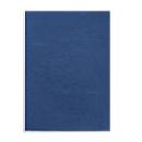 Fellowes dekblad, formaat A4, voor inbindmachines, van papier in lederlook, blauw, 100 st.