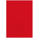 Fellowes dekblad, formaat A4, voor inbindmachines, van papier in lederlook, rood, 100 st.