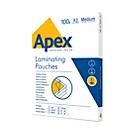 Fellowes® Laminierfolie Apex, A3, Medium, 125 µ, 303 x 426 mm, glänzend, 100 Stück