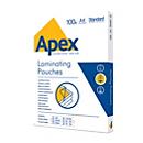Fellowes® Laminierfolie Apex, A4, Standard, 100 µ, 216 x 303 mm, glänzend, 100 Stück