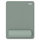 Fellowes muismat Breyta XL, met polssteun en Microban® bescherming, rubber, L 280 x B 210 x H 17,5 mm, saliegroen