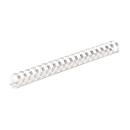 Fellowes plastic binding combs, Format 14 mm, 100 pieces, for plastic binding machines, white, 100 pieces