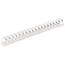 Fellowes plastic binding combs, Format 16 mm, 25 pieces, for plastic binding machines, white, 25 pieces