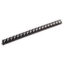 Fellowes plastic inbindruggen, formaat 10 mm, 100 stuks, voor inbindmachines plastic inbindrug zwart, 100
