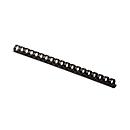 Fellowes plastic inbindruggen, formaat 12 mm, 100 stuks, voor inbindmachines plastic inbindrug zwart