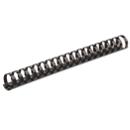 Fellowes plastic inbindruggen, formaat 16 mm, 25 stuks, voor inbindmachines plastic inbindrug zwart, 25 stuks