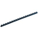 Fellowes plastic inbindruggen, formaat 6 mm, 100 stuks, voor inbindmachines plastic inbindrug blauw, 100 stuks