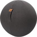 FELT seat ball, 100% polyester felt imitation, washable, tear-resistant, fastening loop, anthracite